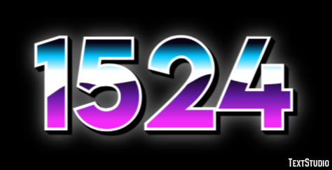 1524 Text Effect