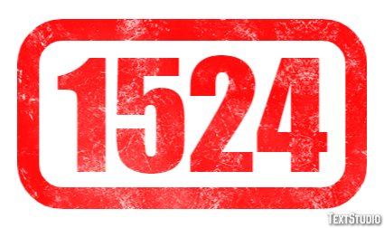 1524 Text Effect