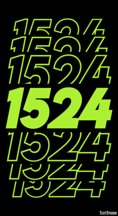 1524 Text Effect