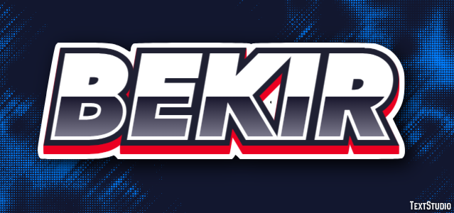 Bekir テキスト効果