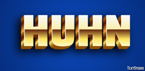 Huhn Texteffekt