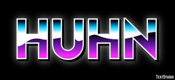 Huhn Texteffekt