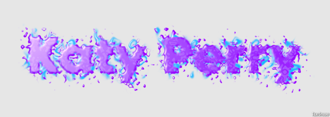 Katy Perry Effet de Texte