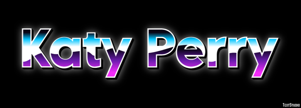 Katy Perry Effet de Texte