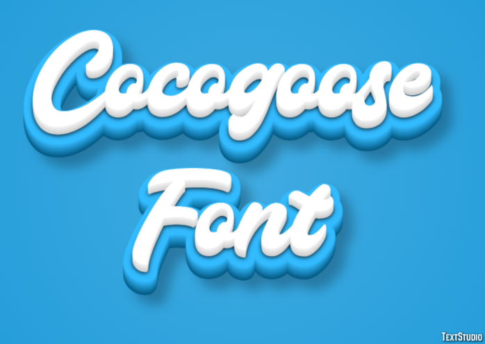 Cocogoose Font Text Effect