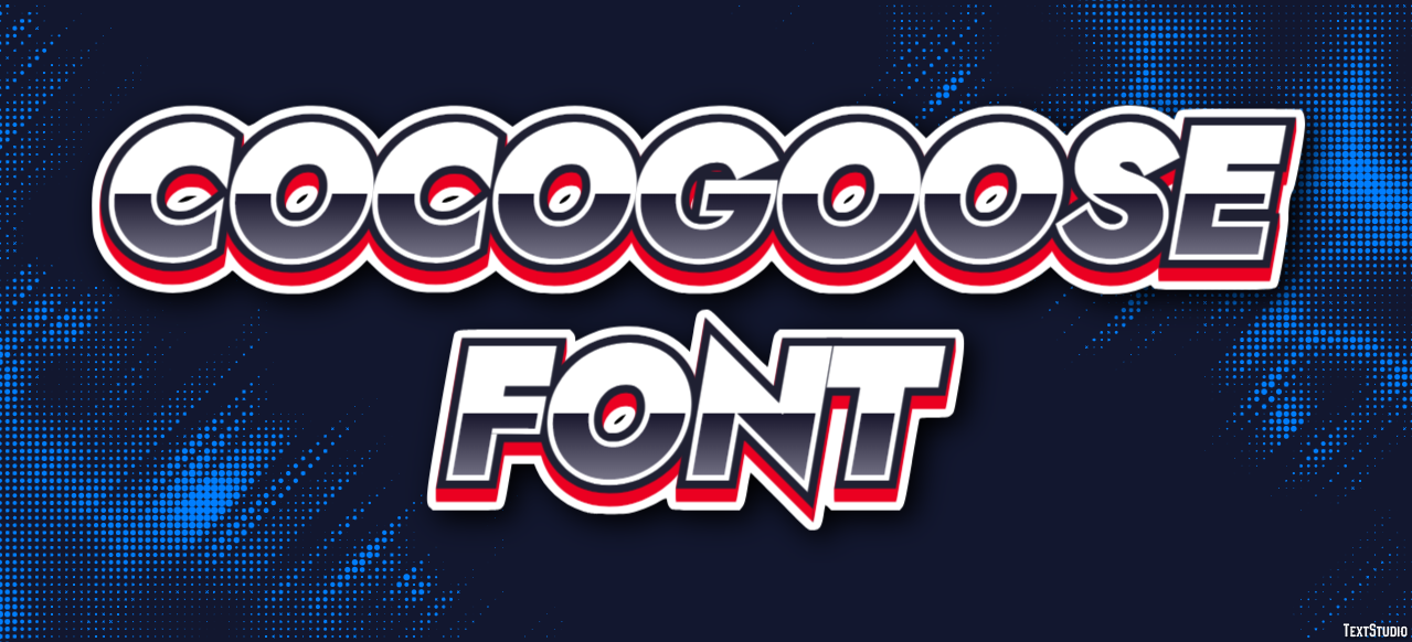 Cocogoose Font Text Effect