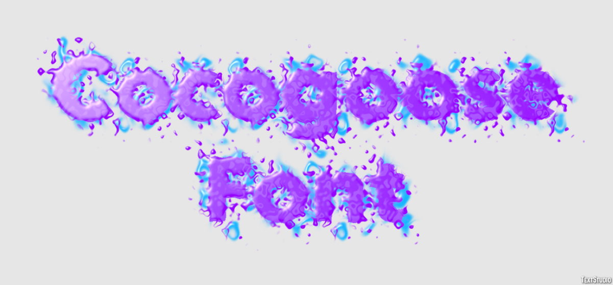 Cocogoose Font Text Effect