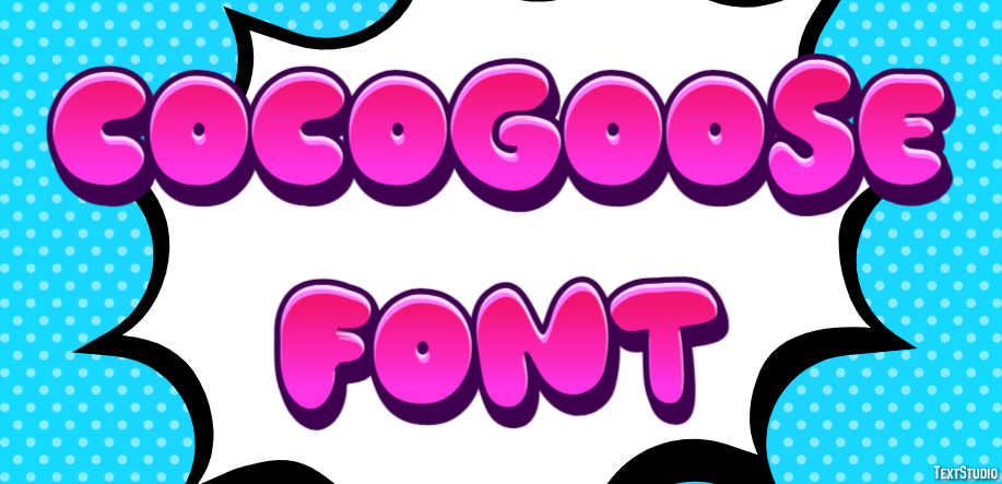 Cocogoose Font Text Effect