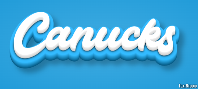 Canucks Texteffekt