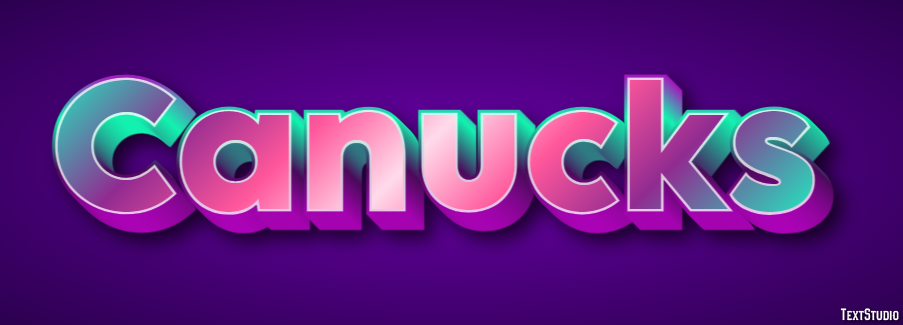 Canucks Texteffekt