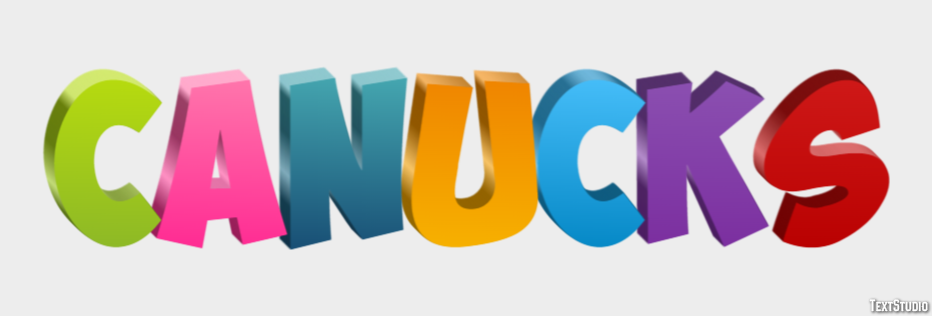 Canucks Texteffekt