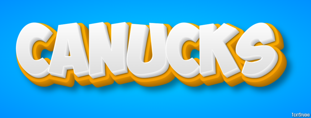 Canucks Texteffekt