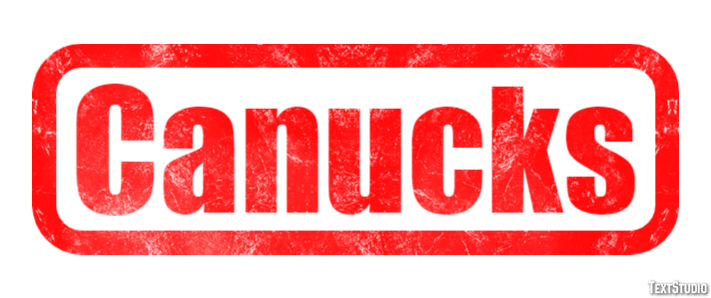 Canucks Texteffekt