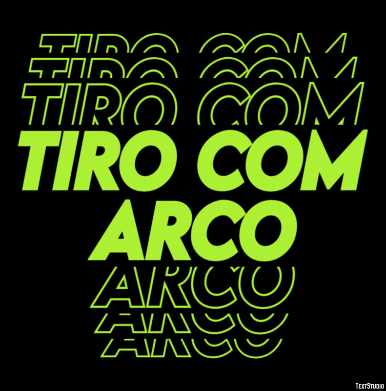 Tiro com arco Texteffekt