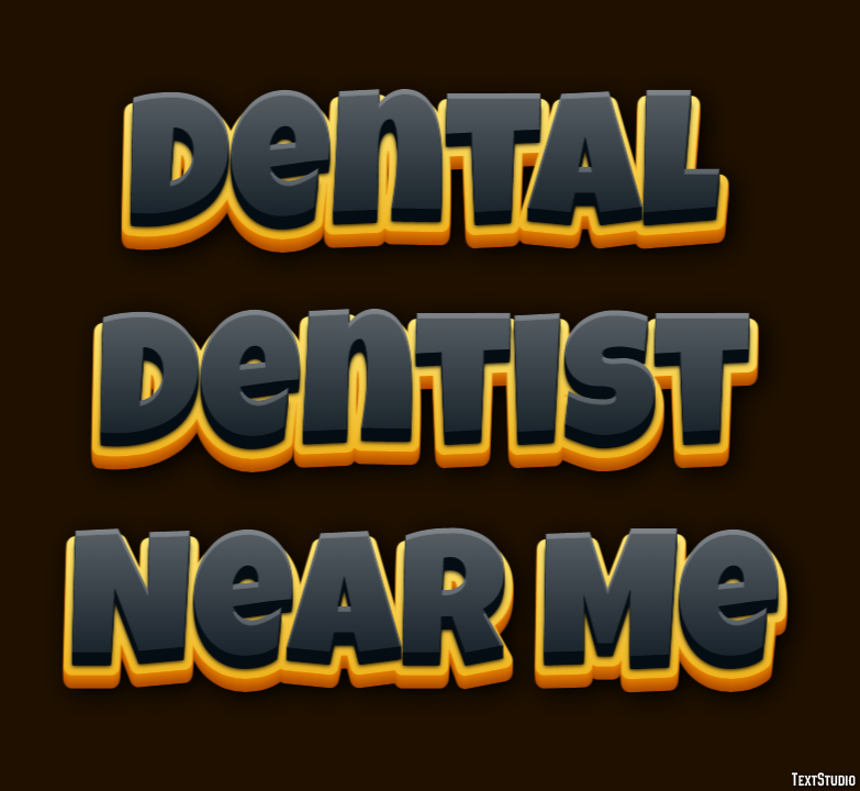 Dental Dentist Near Me Efekt tekstowy