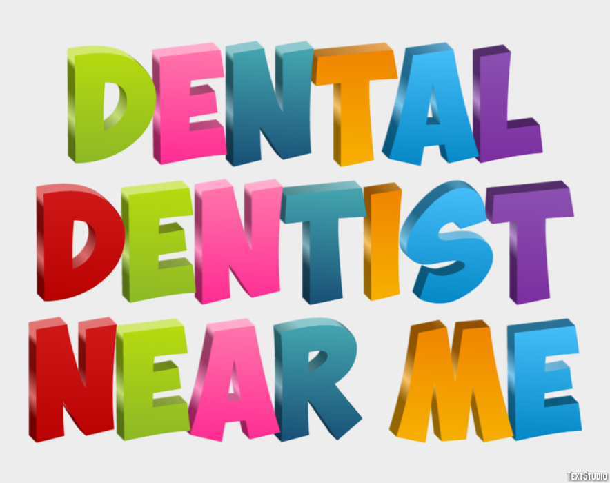 Dental Dentist Near Me Efekt tekstowy