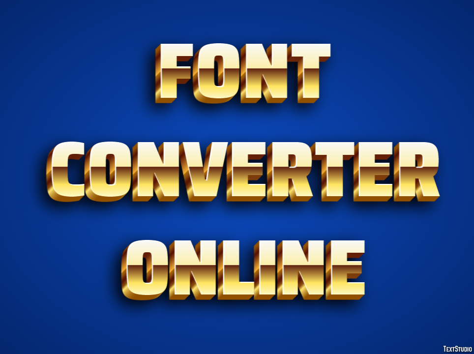 Font Converter Online Efekt tekstowy