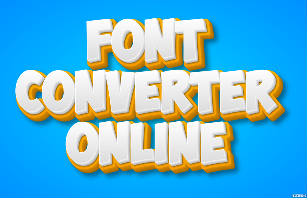 Font Converter Online Efekt tekstowy