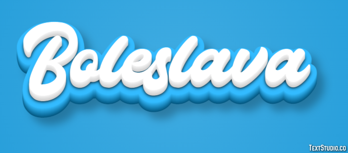 Boleslava Texteffekt