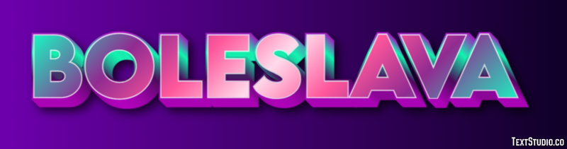 Boleslava Text Effect