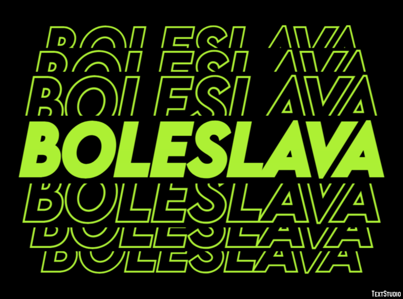 Boleslava Text Effect