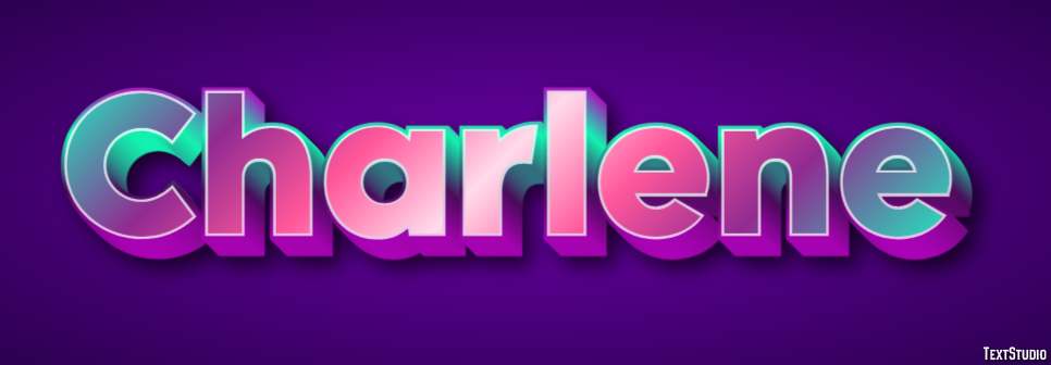 Charlene Эффект текста