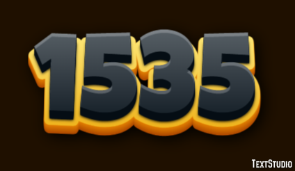 1535 Text Effect