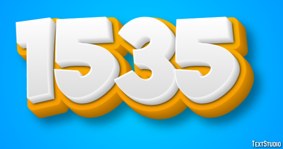 1535 Text Effect