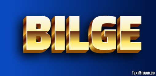 Bilge Эффект текста