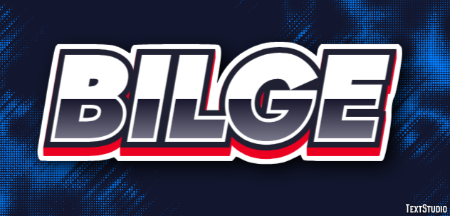 Bilge Эффект текста