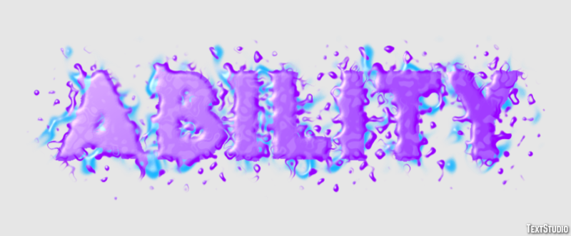 Ability Text Effect