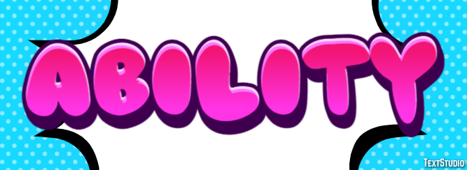 Ability Text Effect