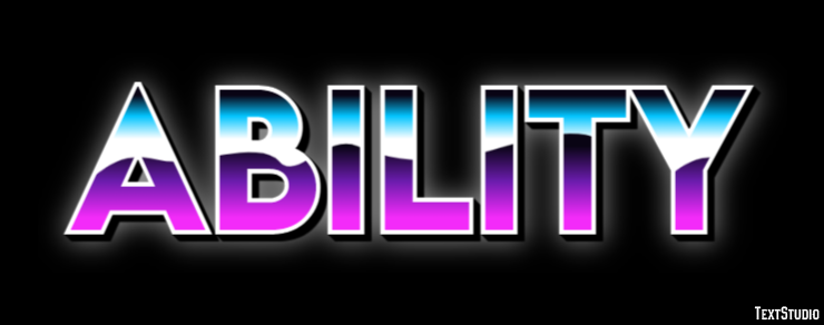 Ability Text Effect