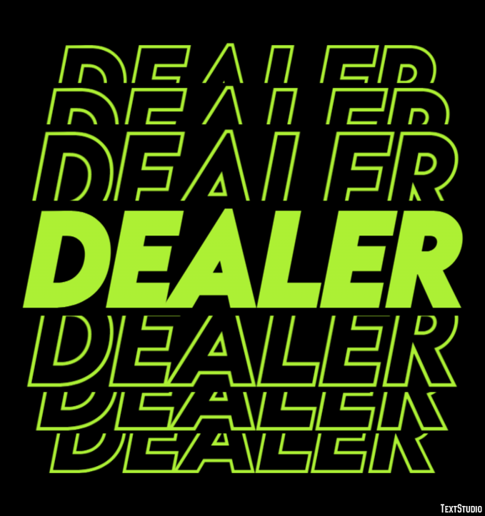 Dealer Text Effect