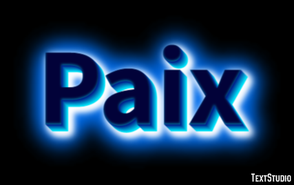 Paix Effet de texte