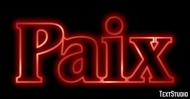 Paix Effet de texte