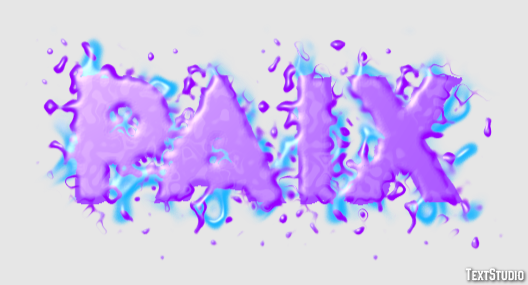 Paix Effet de texte
