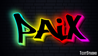 Paix Effet de texte