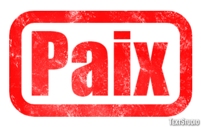 Paix Effet de texte