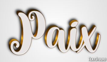 Paix Effet de texte