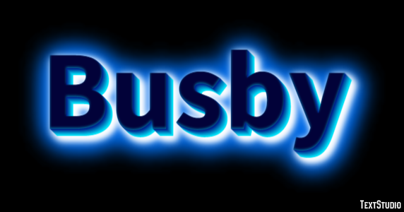 Busby Text effect