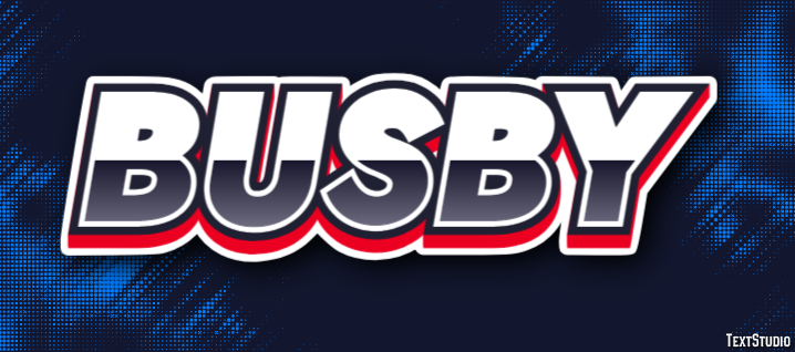 Busby Text effect