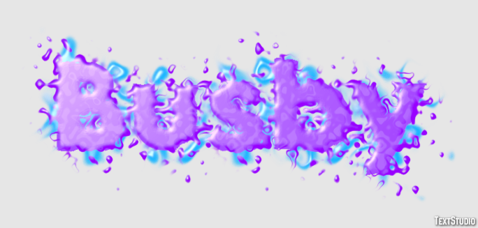 Busby Text effect