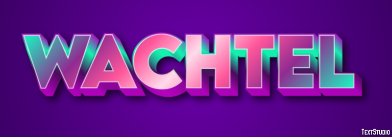 Wachtel Texteffekt