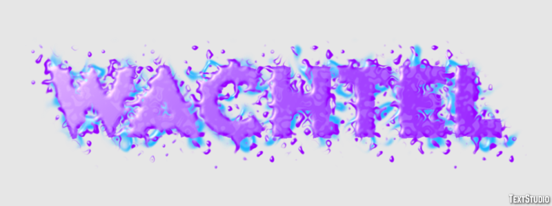 Wachtel Texteffekt