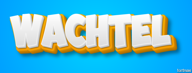 Wachtel Texteffekt