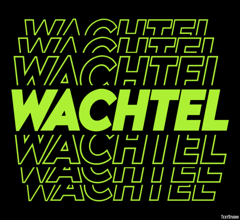 Wachtel Texteffekt
