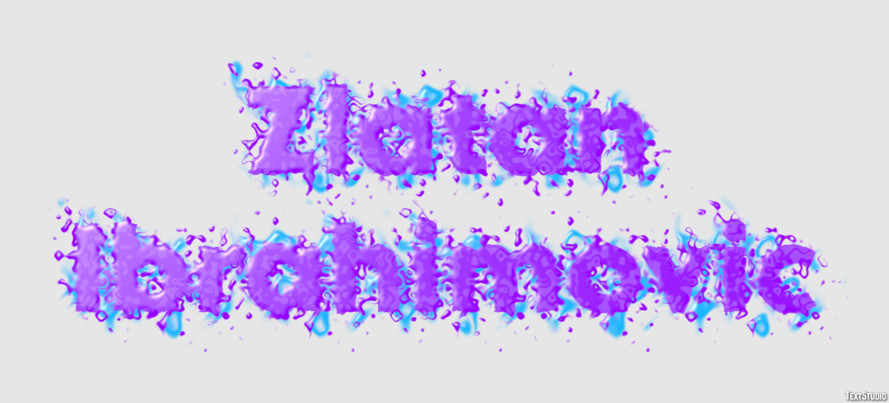 Zlatan Ibrahimovic Text Effect