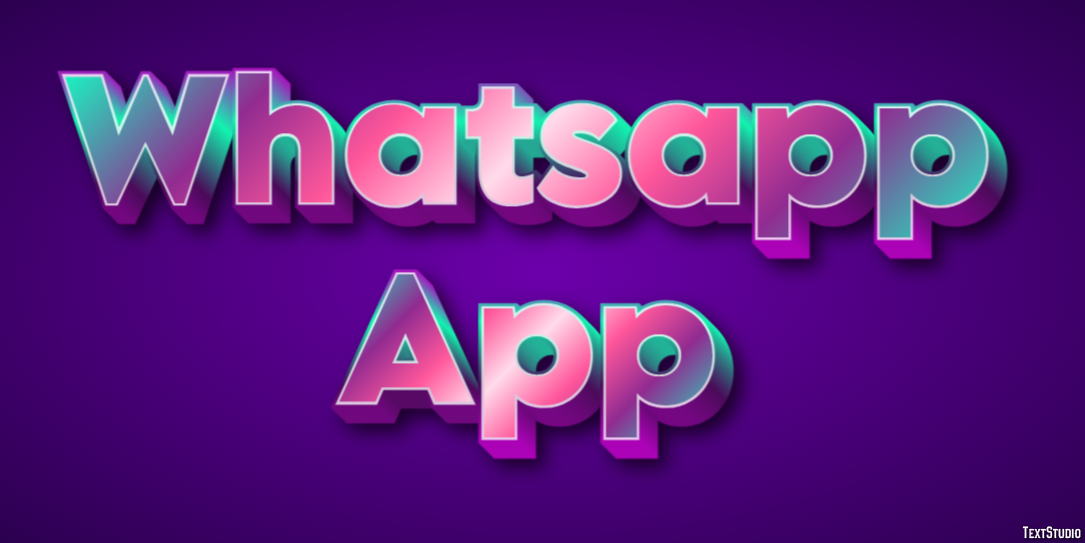 Whatsapp App Effetto testo