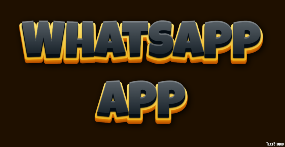 Whatsapp App Effetto testo